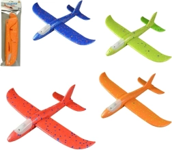 Avión lanzable con luz LED