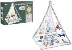 Alfombra infantil con techo y accesorios musicales