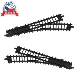 Vías: desvíos para trenes infantiles, 2 uds