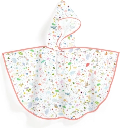 Impermeable infantil Flores de Djeco
