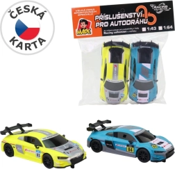 Coches de repuesto para pista de carreras Audi – juego de 2 uds