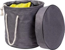 Alfombra plegable para juguetes con cesta de almacenamiento Ø 135 cm