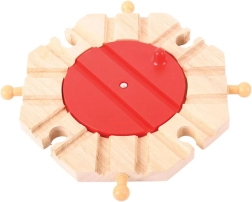 Plataforma giratoria con 8 salidas Bigjigs Rail