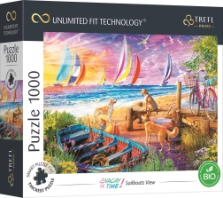 Puzzle Trefl UFT Vacay Time – vista de veleros 1000 piezas