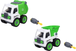 Coche de limpieza de juguete desmontable con tornillos 16 cm