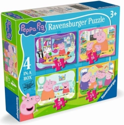 Puzzle 4 en 1 Peppa Pig