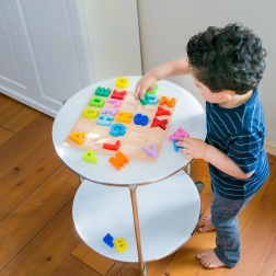 Puzzle de encaje abecedario – letras de madera para niños