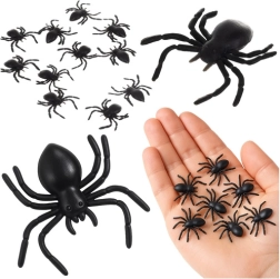 Arañas de plástico decorativas RUHHY 10 uds
