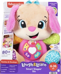 Perrita interactiva de peluche FISHER-PRICE Laugh & Learn Smart Stages, multilingüe