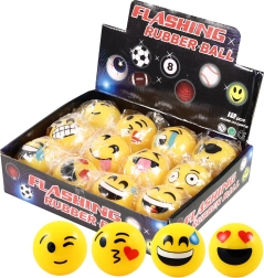 Pelota de goma saltarina luminosa 5,2 cm