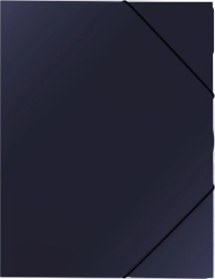 Carpeta con goma A4 azul