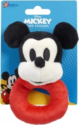 Sonajero de peluche MICKEY MOUSE con anillo