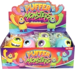 Monstruo antiestrés de goma para apretar con slime de 11 cm - 1 unidad