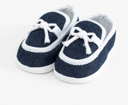 Mocasines para bebé tipo patucos New Baby azul oscuro 12–18 meses