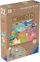 Puzzle de madera Mundo submarino 22 piezas RAVENSBURGER