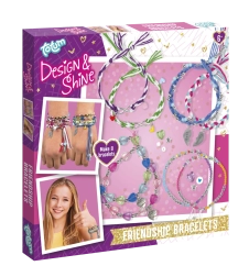 Set creativo para hacer pulseras de la amistad TOTUM Design & Shine