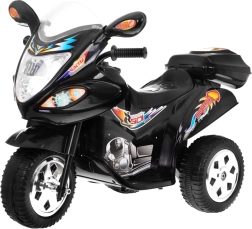 Motocicleta eléctrica de tres ruedas para los más pequeños BJX-088 – negra