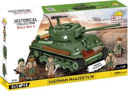 Kit de construcción del tanque SHERMAN M4A2E8 (76)W – 865 piezas