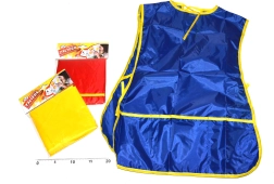 Delantal artístico infantil reversible L 55 × 40 cm