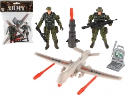 Set militar con dron y accesorios para niños
