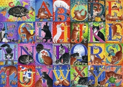 Puzle de 500 piezas – alfabeto gatuno Trefl