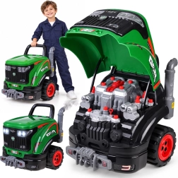 Tractor interactivo con taller de pequeño mecánico