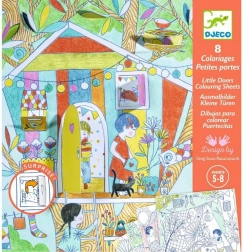 Libros para colorear reveladores Nina y su tienda de juego