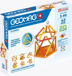 GEOMAG juego de construcción magnético reciclado de 42 piezas