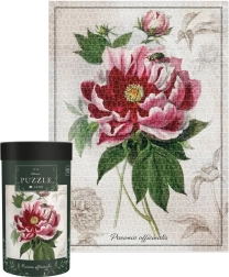 Puzzle Botanic peonía 1000 piezas