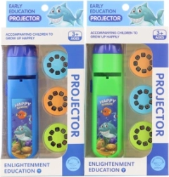 Proyector infantil del mar con discos de imágenes