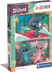 Puzle 2×20 piezas Disney Stitch – Clementoni