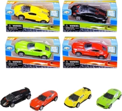 Auto superdeportivo de retroceso