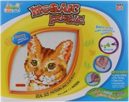Mosaico de gato – kit creativo para niños