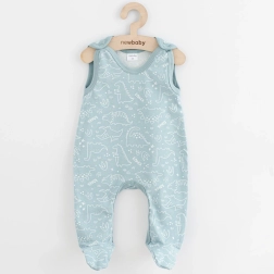 Peleles para bebé NEW BABY Classic II dino menta 80 (9–12 meses)