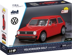 Set de construcción COBI Volkswagen Golf 1974–1983 1:35, 68 piezas