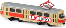 Tranvía retro metálico BRNO 16 cm 1:87