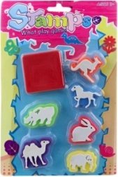 Set de sellos de animalitos con almohadilla