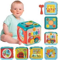 Woopie Baby cubo montessori activo multifuncional 6 en 1 – desde 18 meses