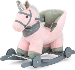 Milly Mally unicornio mecedor Polly rosa