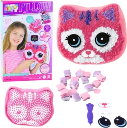 Set de costura creativo – cojín y peluche gatito DIY