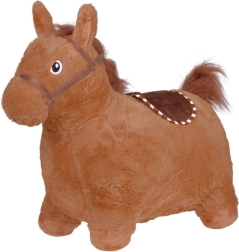 Saltador de peluche con forma de caballito JOKOMISIADA – Marrón