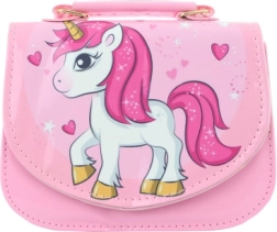 Bolso rosa con motivo de unicornio