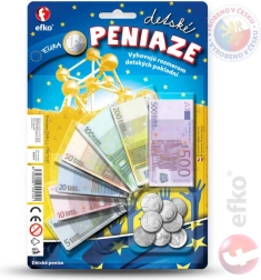 Dinero infantil en euros – billetes y monedas