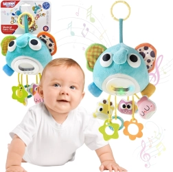 Elefante de peluche interactivo con melodías y juguetes colgantes WOOPIE