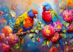 Puzzle Compañeros Tropicales 1000 Piezas