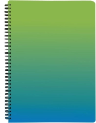 Cuaderno de anillas A5 PP Ombre verde