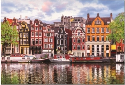 Puzzle Casas danzantes en Ámsterdam 1000 piezas EDUCA