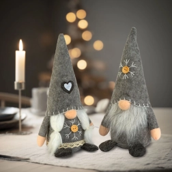 Gnomo escandinavo navideño 25 cm - 1 unidad