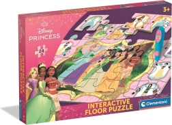Puzle de suelo con bolígrafo interactivo Princesas 24 piezas