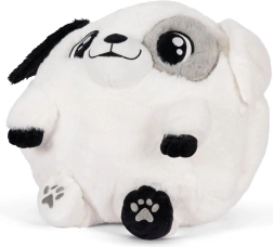 Cozy Noxxiez cojín de peluche cálido 3 en 1 – perro blanco